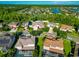 Aerial view of house and neighborhood at 2507 Hobblebrush Dr, North Port, FL 34289