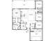 Detailed floor plan showcases the layout of the home including bedrooms, bathrooms, and kitchen at 290 Overbrook St, Port Charlotte, FL 33954