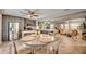 Eat-in kitchen with view of the living room. Plenty of natural light at 3404 Depew Ave, Port Charlotte, FL 33952