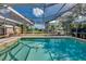 Screened-in pool and patio area at 3404 Depew Ave, Port Charlotte, FL 33952