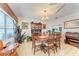 Bright dining area featuring a wood table with seating for six at 3530 25Th N Ave, St Petersburg, FL 33713