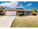 House exterior with a white garage door and American flag at 5325 Cillette Ave, North Port, FL 34288