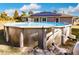Above-ground pool in backyard with solar-powered home at 5325 Cillette Ave, North Port, FL 34288