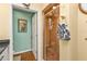 Walk-in shower with tiled walls and built-in seat at 10055 Links Ln # 306, Rotonda West, FL 33947