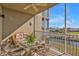 Relaxing screened balcony overlooking a tranquil waterway at 10055 Links Ln # 306, Rotonda West, FL 33947