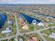 Aerial view of house and neighborhood at 1330 Appian Dr, Punta Gorda, FL 33950