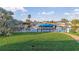 Backyard with canal access and boat dock at 1330 Appian Dr, Punta Gorda, FL 33950