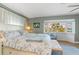Spacious bedroom with bay window, and a comfortable bed at 1330 Appian Dr, Punta Gorda, FL 33950