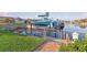 Private boat dock with lift and access to the water at 1330 Appian Dr, Punta Gorda, FL 33950