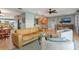Open concept living room with kitchen and dining area at 1330 Appian Dr, Punta Gorda, FL 33950