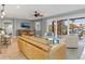 Living area with water views and access to patio at 1330 Appian Dr, Punta Gorda, FL 33950