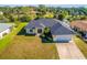 Aerial view of house and driveway at 158 Eppinger Dr, Port Charlotte, FL 33953