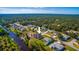 Aerial view showing house location and waterway at 158 Eppinger Dr, Port Charlotte, FL 33953
