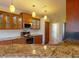 Modern kitchen with stainless steel appliances and granite countertops at 158 Eppinger Dr, Port Charlotte, FL 33953