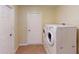 Laundry room with washer, dryer, and storage at 158 Eppinger Dr, Port Charlotte, FL 33953