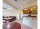 Open concept living room and kitchen area at 158 Eppinger Dr, Port Charlotte, FL 33953