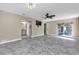 Main bedroom with tile floors and bathroom access at 23309 Hartley Ave, Port Charlotte, FL 33954
