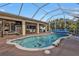 Inviting screened-in pool with patio, perfect for outdoor entertaining and relaxation at 23309 Hartley Ave, Port Charlotte, FL 33954
