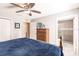 Serene bedroom with a king-size bed and ensuite bathroom access at 2877 Howe Rd, Port Charlotte, FL 33981