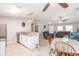 Open concept kitchen with views into the living room and dining area at 2877 Howe Rd, Port Charlotte, FL 33981