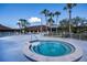 Clean and inviting community hot tub area at 368 Catamaran Ct, North Port, FL 34287