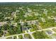 High angle view of the property within the surrounding neighborhood at 4301 Marcella Ter, North Port, FL 34286