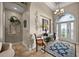 Elegant entryway with high ceilings and decorative accents at 1422 Kittiwake Dr, Punta Gorda, FL 33950