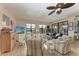Comfortable living room with water views and stylish decor at 3340 Wood Thrush Dr # 323, Punta Gorda, FL 33950