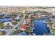 Expansive aerial showcasing the home and neighborhood at 3730 Whippoorwill Blvd, Punta Gorda, FL 33950