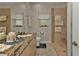 Updated bathroom with granite countertops, a large shower, and updated fixtures at 3730 Whippoorwill Blvd, Punta Gorda, FL 33950