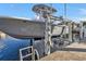 Boat lift provides easy access to the water at 3730 Whippoorwill Blvd, Punta Gorda, FL 33950