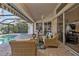 Spacious pool and lanai area, perfect for entertaining at 3730 Whippoorwill Blvd, Punta Gorda, FL 33950