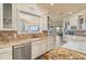 Close-up on kitchen with granite countertops, undermount sink, and stainless steel appliances at 4431 Gardner Dr, Port Charlotte, FL 33952