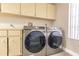 Modern laundry room with Samsung washer and dryer at 69 Sabal Dr, Punta Gorda, FL 33950