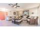 Open living room with a view of the front entryway at 69 Sabal Dr, Punta Gorda, FL 33950