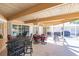 Outdoor patio with bar seating and additional seating area at 69 Sabal Dr, Punta Gorda, FL 33950