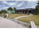 Property offers a serene view from the backyard with a private dock at 18345 Ohara Dr, Port Charlotte, FL 33948