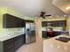 Bright kitchen featuring stainless steel appliances and ample counter space at 18345 Ohara Dr, Port Charlotte, FL 33948