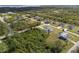 Aerial view showing a house's lot and neighborhood at 3343 Sorrel St, Port Charlotte, FL 33981