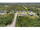 Aerial view of houses and neighborhood at 3343 Sorrel St, Port Charlotte, FL 33981