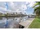 Private dock with access to the canal, offering stunning waterfront views at 500 Andora Dr, Punta Gorda, FL 33950