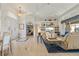 Vaulted ceilings and large windows create an airy living space at 500 Andora Dr, Punta Gorda, FL 33950