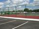 Two lighted tennis courts with parking area at 525 Parkwood Ave, North Port, FL 34287