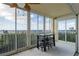 Relaxing balcony boasting water views and ceiling fan at 101 N Marion Ct # 225, Punta Gorda, FL 33950