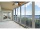 Covered balcony offering access to bedroom and water views at 101 N Marion Ct # 225, Punta Gorda, FL 33950