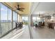 Spacious balcony with outdoor seating and stunning water views at 101 N Marion Ct # 225, Punta Gorda, FL 33950