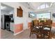 Well-equipped community kitchen adjacent to a relaxing sitting area at 101 N Marion Ct # 225, Punta Gorda, FL 33950