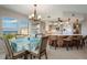 Modern kitchen with island, breakfast nook, and water views at 101 N Marion Ct # 225, Punta Gorda, FL 33950