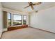 Bedroom with water view and built-in window seat at 117 W Tarpon Nw Blvd, Port Charlotte, FL 33952