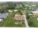 Aerial view of a single-story house and its surroundings at 1713 Belvidere Rd, Englewood, FL 34223